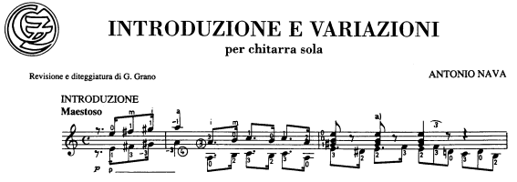 G.Nava - Introduzione e variazioni