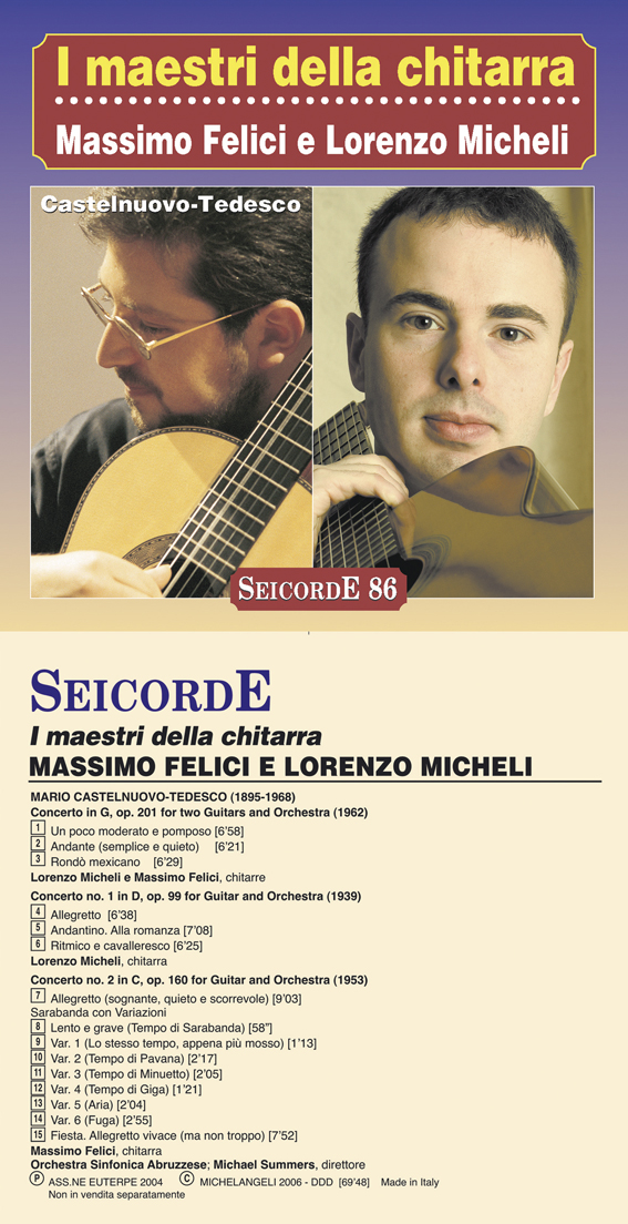 I maestri della chitarra - Massimo felici e Lorenzo Micheli